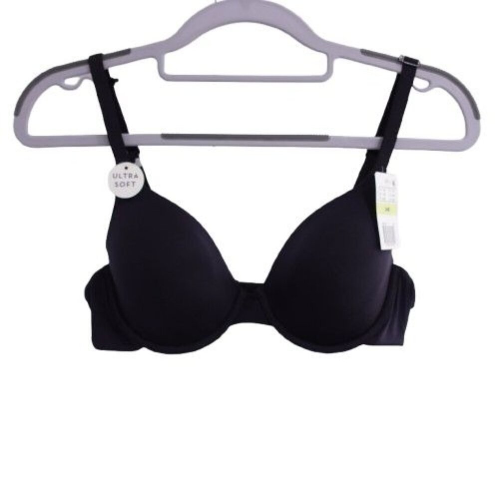 NEW b'tempted Future Foundation Contour T-shirt Bra Black Size 34B 953281